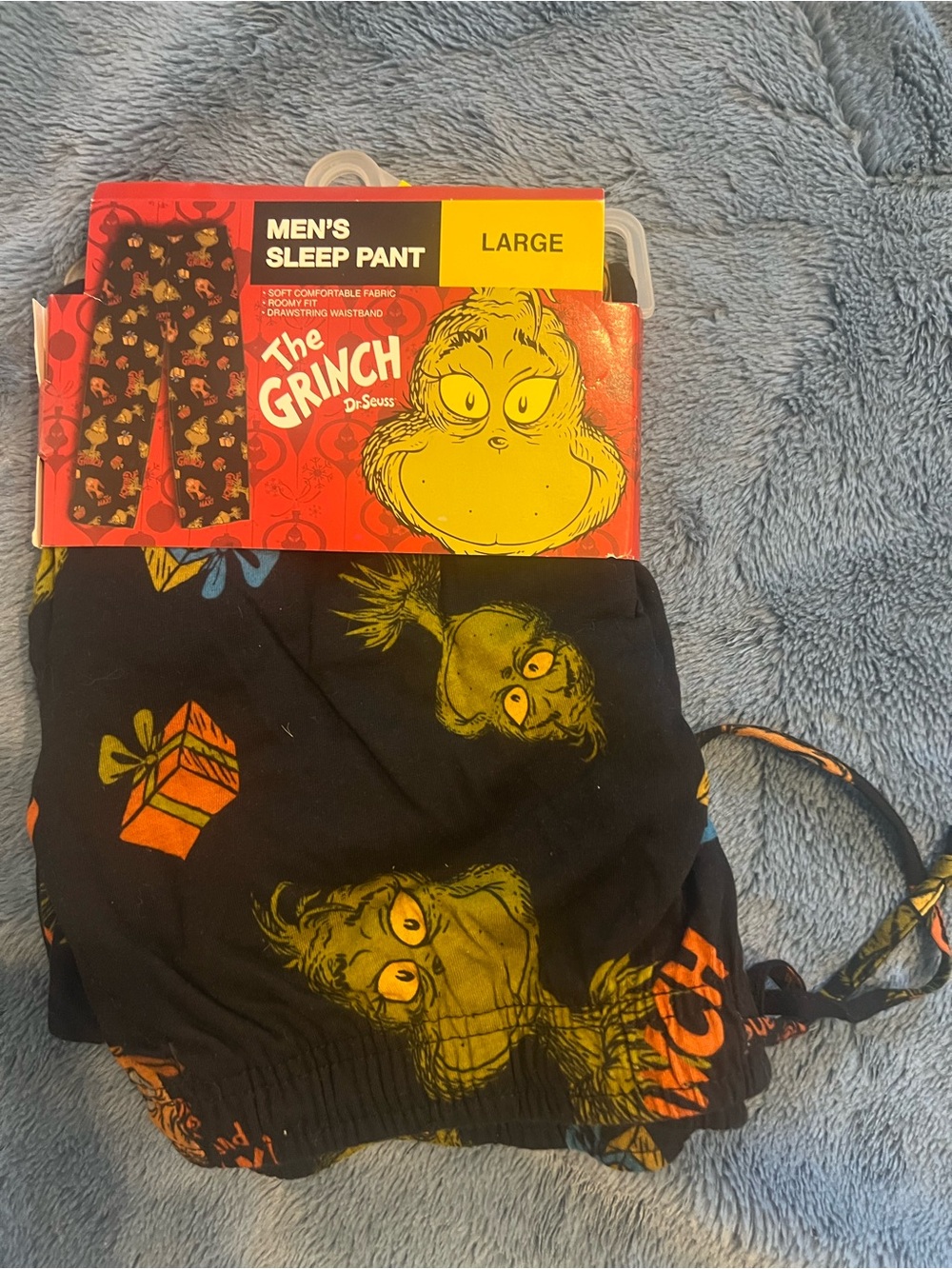 The Grinch men’s Black Sleep Pants - Official Dr. Seuss